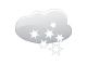 Patchy moderate snow