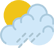 Patchy rain possible